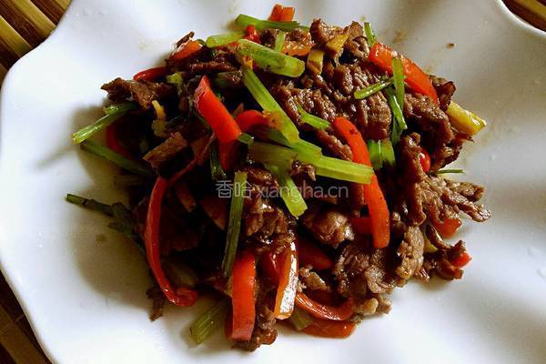家常炒牛肉