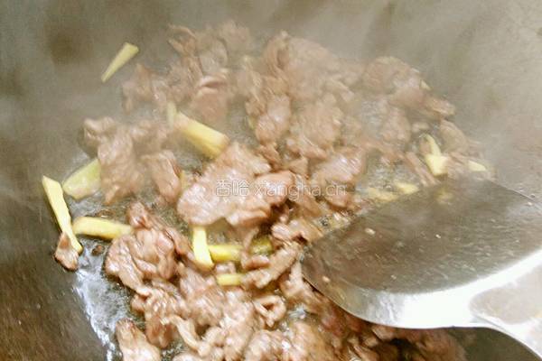 家常炒牛肉的做法图解3