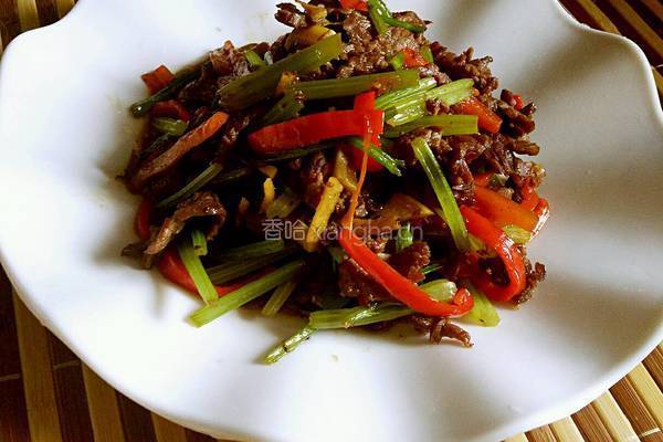 家常炒牛肉的做法图解5