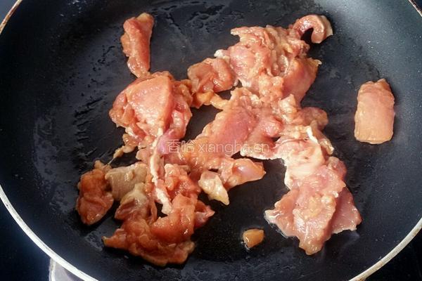 芦笋炒肉片的做法图解6