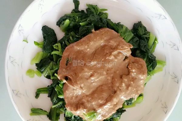 麻酱菠菜的做法图解6
