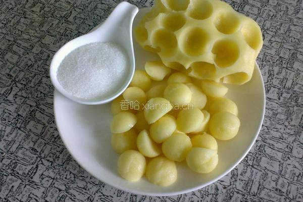拔丝土豆球的做法图解1
