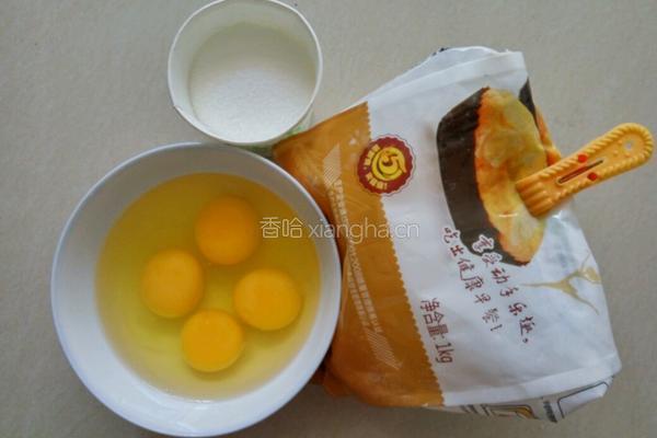 鸡蛋饼干的做法图解1