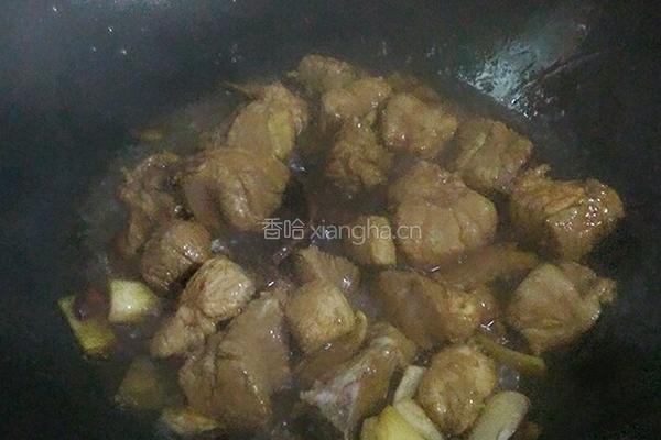 豆角炖排骨的做法图解6