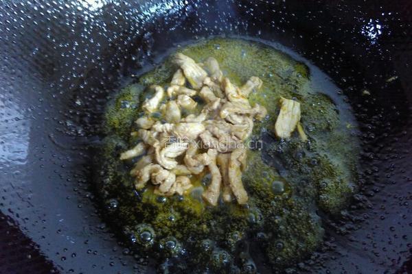 清炒芦笋肉丝的做法图解5
