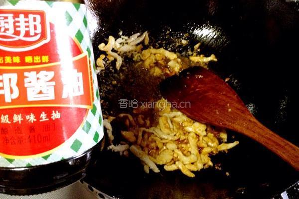 蚝油蒜苗炒鸡丝的做法图解13