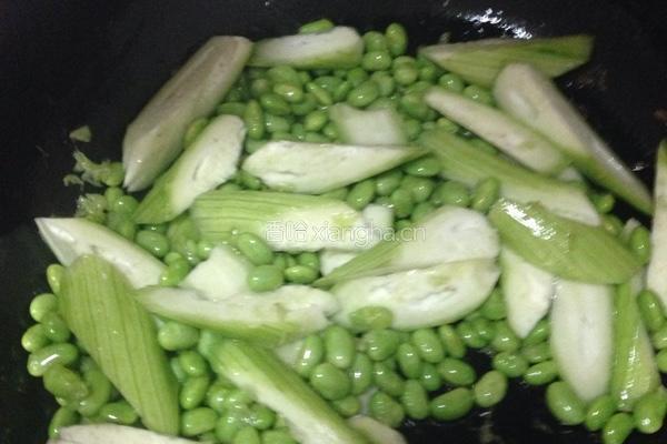 丝瓜毛豆的做法图解5