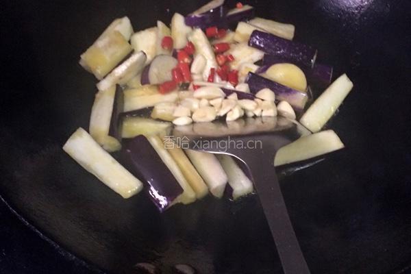 长豆烧茄子的做法图解8