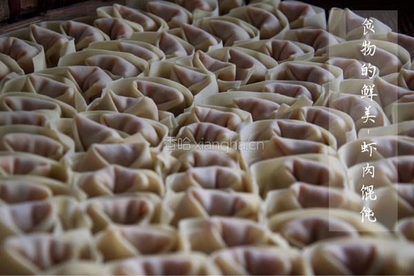 虾肉馄饨的做法图解4