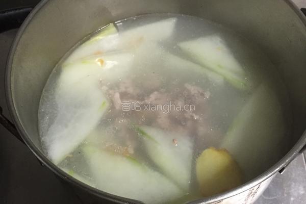 肉末虾米冬瓜蛋花汤的做法图解4