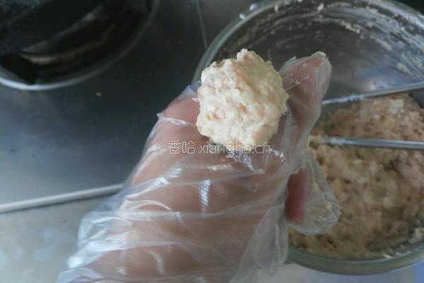 炸猪肉丸子的做法图解4