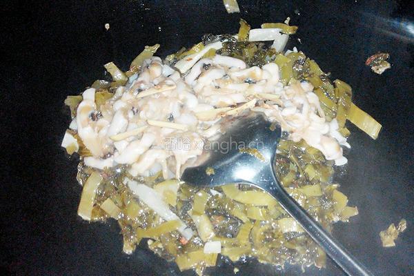 酸菜炒肉的做法图解8