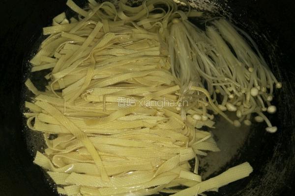 葱油豆腐皮的做法图解4