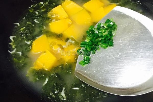 紫菜虾皮南瓜汤的做法图解7