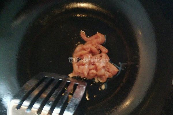 豇豆炒里脊的做法图解4