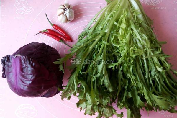 素拌苦苣菜的做法图解1