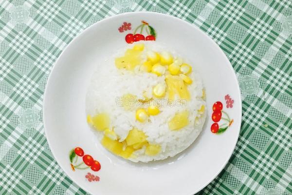 菠萝糯米饭的做法图解5