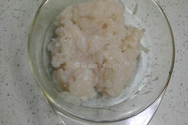 手工纯鱼丸的做法图解4