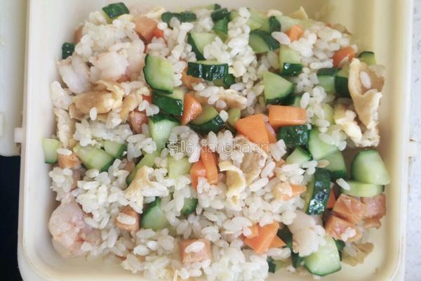 虾仁炒饭的做法图解10