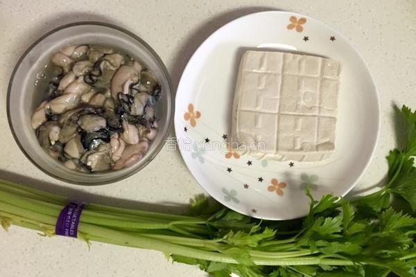 海蛎豆腐汤的做法图解1