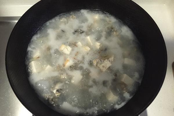 海蛎豆腐汤的做法图解7