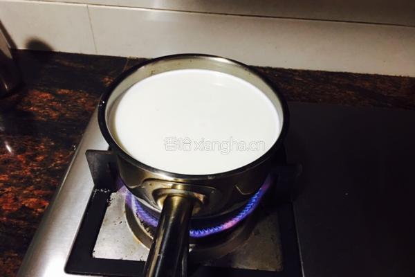 麦片牛奶布丁的做法图解4