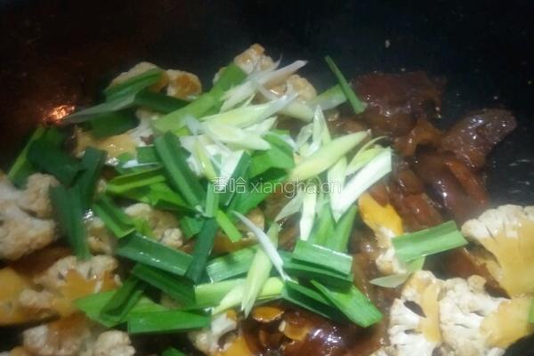 花菜炒腊肉的做法图解13