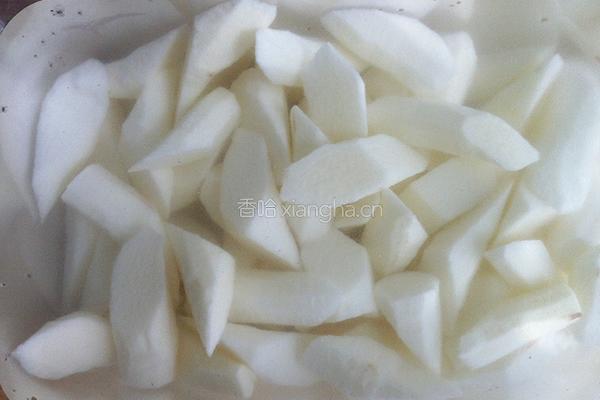 拔丝铁棍山药的做法图解3