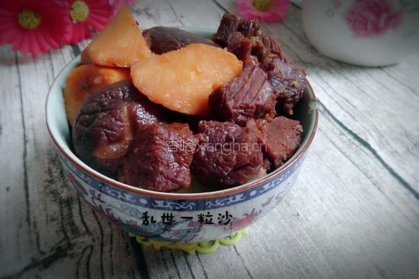 山药炖牛肉的做法图解10