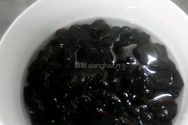 葱烧木耳的做法图解2