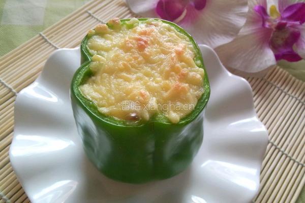 青椒焗饭（简易版）的做法图解9
