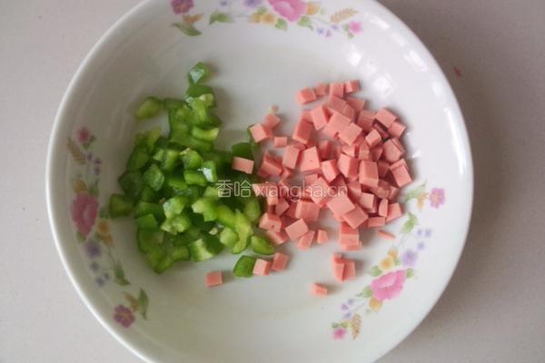 青椒焗饭（简易版）的做法图解3