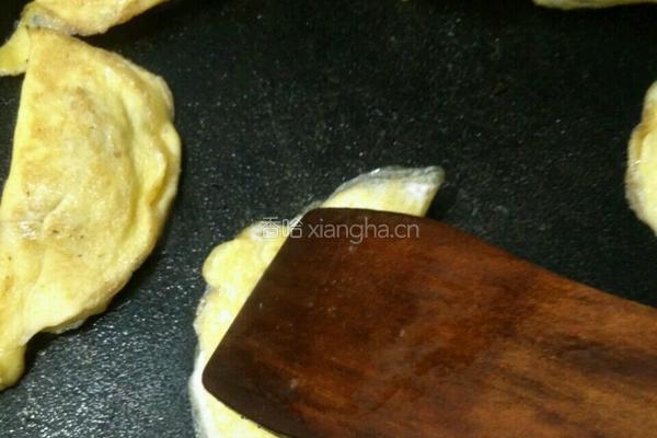 肉末蛋饺的做法图解9