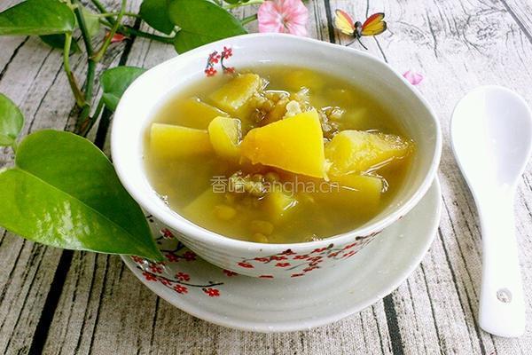 南瓜绿豆汤的做法图解6