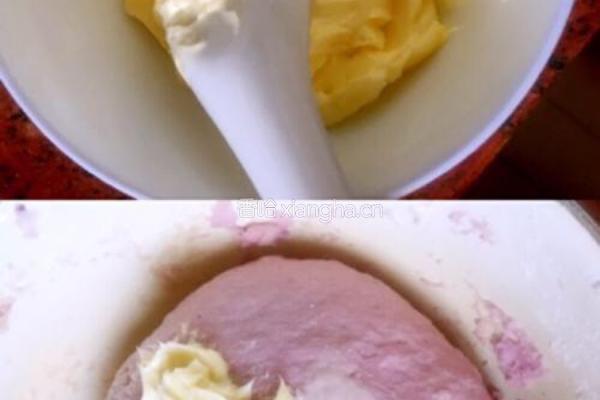 双色黄油面包的做法图解3
