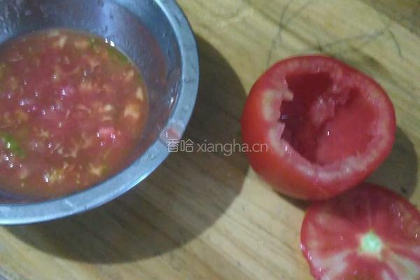 番茄鸡蛋炸酱面的做法图解2