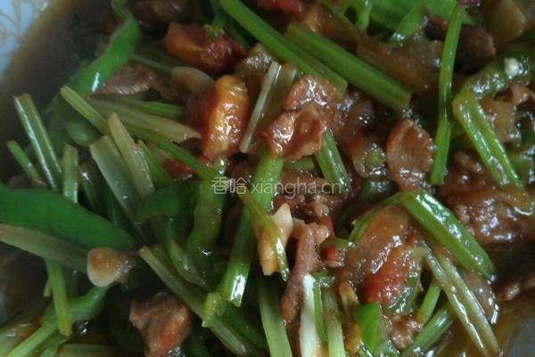羊肉炒芹菜