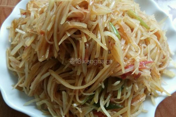 番茄土豆丝的做法图解5