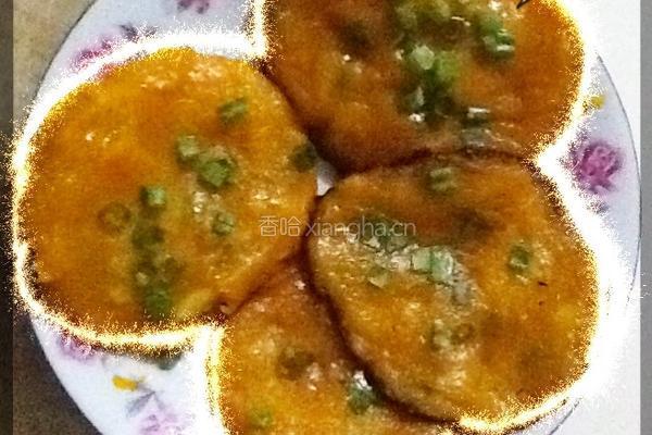 蒜香南瓜饼的做法图解7