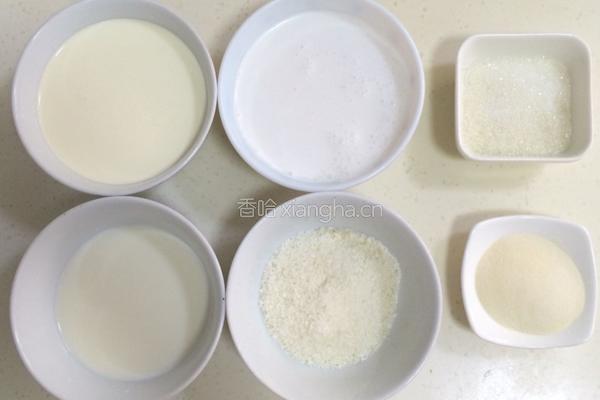 雪花糕的做法图解1