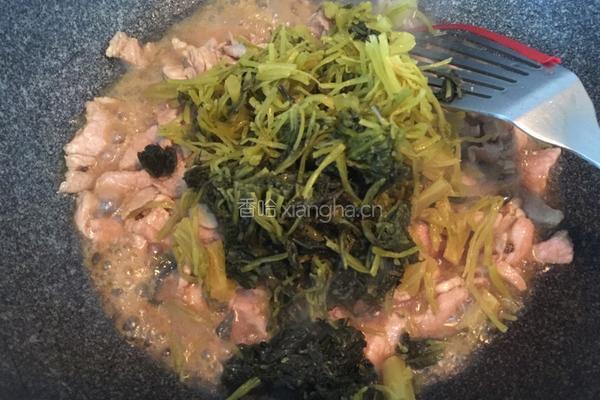 雪菜肉丝面的做法图解7