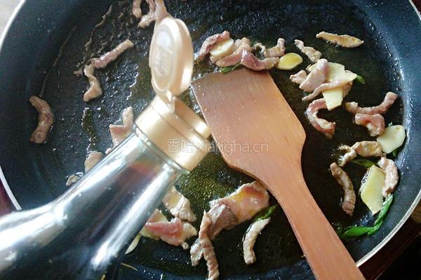 茄子炒肉丝的做法图解6