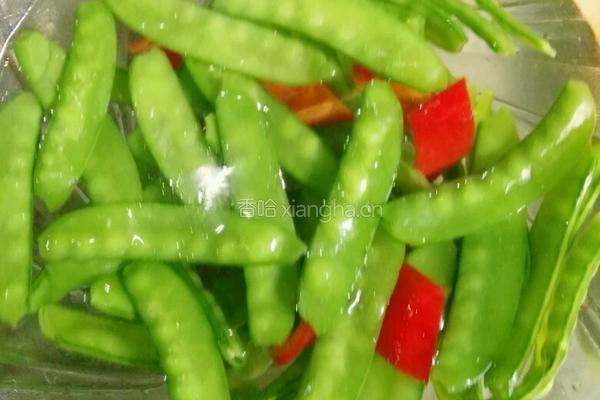 凉拌荷兰豆的做法图解4