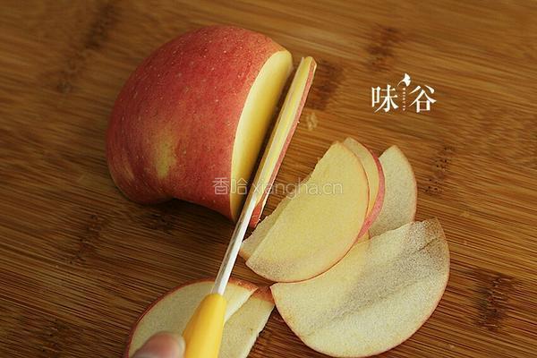 烤苹果片的做法图解2