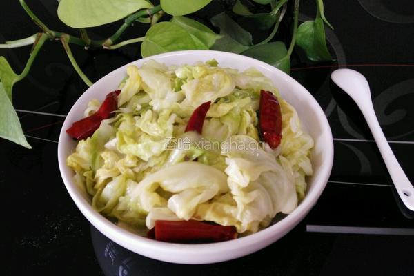 素炒洋白菜的做法图解9