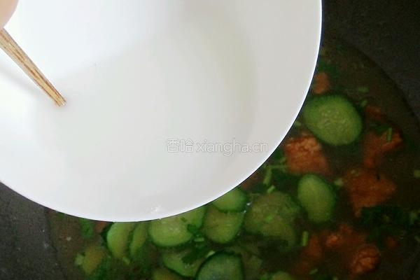 黄瓜肉片汤的做法图解12
