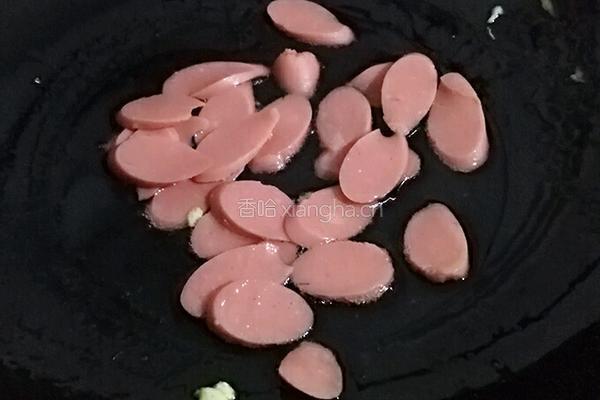 青椒炒鸡蛋火腿片的做法图解4