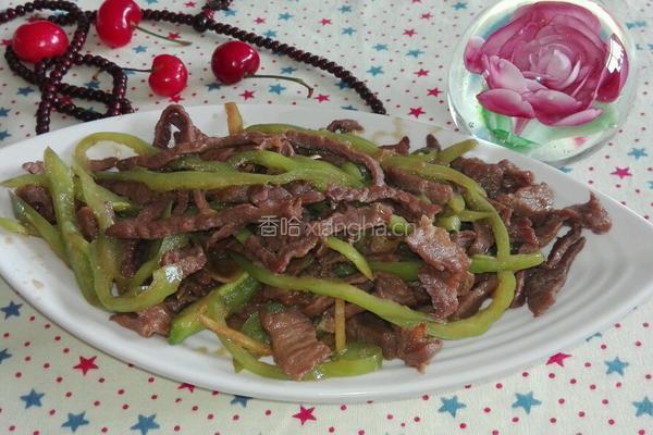 青椒炒牛肉丝的做法图解11