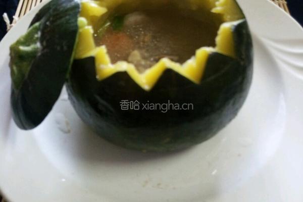 南瓜盅的做法图解5
