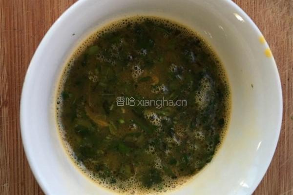 香椿煎蛋饼的做法图解5